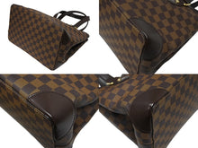 画像をギャラリービューアに読み込む, 極美品 LOUIS VUITTON ルイヴィトン ダミエ ハムステッドPM ハンドバッグ ブラウン N51205 ロゴ ゴールド金具 中古 4b007221