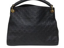 Load image into Gallery viewer, 極美品 LOUIS VUITTON ルイヴィトン アーツィMM ハンドバッグ モノグラム アンプラント ネイビー M93448 ゴールド金具 中古 4b007224