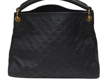 Load image into Gallery viewer, 極美品 LOUIS VUITTON ルイヴィトン アーツィMM ハンドバッグ モノグラム アンプラント ネイビー M93448 ゴールド金具 中古 4b007224
