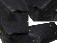Load image into Gallery viewer, 極美品 LOUIS VUITTON ルイヴィトン アーツィMM ハンドバッグ モノグラム アンプラント ネイビー M93448 ゴールド金具 中古 4b007224