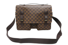 画像をギャラリービューアに読み込む, 極美品 LOUIS VUITTON ルイ ヴィトン ダミエ ブロードウェイ ショルダーバッグ N42270 ブラウン ゴールド金具 中古 4b007225