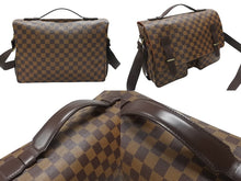 画像をギャラリービューアに読み込む, 極美品 LOUIS VUITTON ルイ ヴィトン ダミエ ブロードウェイ ショルダーバッグ N42270 ブラウン ゴールド金具 中古 4b007225