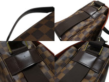 画像をギャラリービューアに読み込む, 極美品 LOUIS VUITTON ルイ ヴィトン ダミエ ブロードウェイ ショルダーバッグ N42270 ブラウン ゴールド金具 中古 4b007225