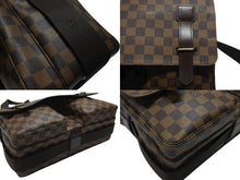 画像をギャラリービューアに読み込む, 極美品 LOUIS VUITTON ルイ ヴィトン ダミエ ブロードウェイ ショルダーバッグ N42270 ブラウン ゴールド金具 中古 4b007225