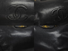 画像をギャラリービューアに読み込む, CHANEL シャネル スーパーモデル チェーン ショルダーバッグ ココマーク キャビアスキン ゴールド金具 ブラック 美品 中古 4b007228