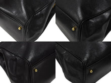 画像をギャラリービューアに読み込む, CHANEL シャネル スーパーモデル チェーン ショルダーバッグ ココマーク キャビアスキン ゴールド金具 ブラック 美品 中古 4b007228