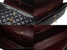 画像をギャラリービューアに読み込む, CHANEL シャネル マトラッセ23 Wフラップ Wチェーンショルダーバッグ 3番台 ココマーク ラムスキン ネイビー 美品 中古 4b007229