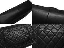 画像をギャラリービューアに読み込む, 極美品 CHANEL シャネル マトラッセ27 Wフラップ Wチェーンショルダーバッグ 0番台 ラムスキン ココマーク ブラック 中古 4b007230