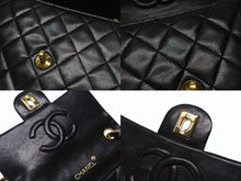 画像をギャラリービューアに読み込む, 極美品 CHANEL シャネル ミニマトラッセ17 Sフラップ Sチェーンショルダーバッグ 0番台 ラムスキン ココマーク ブラック ゴールド金具 中古 4b007233
