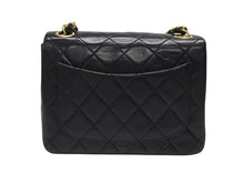 画像をギャラリービューアに読み込む, 極美品 CHANEL シャネル ミニマトラッセ17 Sフラップ Sチェーンショルダーバッグ 0番台 ラムスキン ココマーク ブラック ゴールド金具 中古 4b007233
