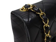 画像をギャラリービューアに読み込む, 極美品 CHANEL シャネル ミニマトラッセ17 Sフラップ Sチェーンショルダーバッグ 0番台 ラムスキン ココマーク ブラック ゴールド金具 中古 4b007233