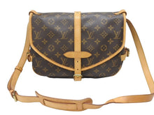 画像をギャラリービューアに読み込む, LOUIS VUITTON ルイヴィトン ソミュール30 ショルダーバッグ ブラウン モノグラム ロゴ 斜めがけ M42256 美品 中古 4b007236