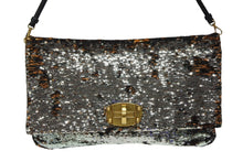 画像をギャラリービューアに読み込む, 極美品 MIUMIU ミュウミュウ ワンショルダーバッグ マルチカラー スパンコール レザー ゴールド金具 中古 4b007237