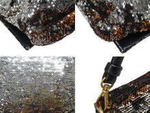 画像をギャラリービューアに読み込む, 極美品 MIUMIU ミュウミュウ ワンショルダーバッグ マルチカラー スパンコール レザー ゴールド金具 中古 4b007237