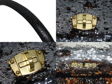 画像をギャラリービューアに読み込む, 極美品 MIUMIU ミュウミュウ ワンショルダーバッグ マルチカラー スパンコール レザー ゴールド金具 中古 4b007237