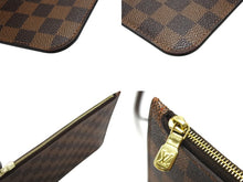 画像をギャラリービューアに読み込む, LOUIS VUITTON ルイヴィトン ネヴァーフル MM トートバッグ N40599 ダミエ エベヌ キャンバス レザー 美品 中古 4b007239