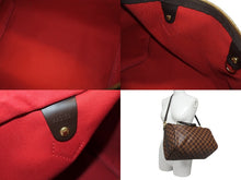 Load image into Gallery viewer, 極美品 LOUIS VUITTON ルイヴィトン ハンドバッグ N41367 スピーディ バンドリエール30 ブラウン ダミエキャンバス ゴールド金具 中古 4b007240