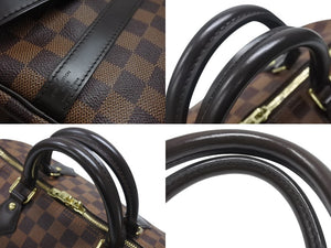 極美品 LOUIS VUITTON ルイヴィトン ハンドバッグ N41367 スピーディ バンドリエール30 ブラウン ダミエキャンバス ゴールド金具 中古 4b007240