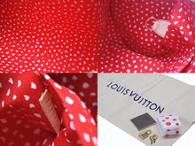 画像をギャラリービューアに読み込む, 極美品 LOUISVUITTON ルイヴィトン 草間彌生 パピヨン M91425 ショルダーバッグ モノグラムヴェルニ ドットインフィニティ ルージュ 中古 4b007243