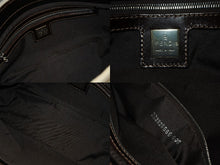 画像をギャラリービューアに読み込む, FENDI フェンディ マンマバケット ワンショルダーバッグ 222826566 ズッカ柄 ベージュ シルバー金具 美品 中古 4b007248