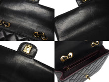 画像をギャラリービューアに読み込む, 極美品 CHANEL シャネル マトラッセ23 Wチェーンショルダーバッグ 3番台 ラムスキン ココマーク ブラック ゴールド金具 中古 4b007249