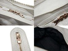 画像をギャラリービューアに読み込む, BALENCIAGA バレンシアガ ジャイアントシティ 2WAYバッグ イタリア製 レザー 527589 ホワイト ピンクゴールド金具 美品 中古 4b007253