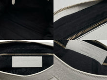 画像をギャラリービューアに読み込む, BALENCIAGA バレンシアガ ジャイアントシティ 2WAYバッグ イタリア製 レザー 527589 ホワイト ピンクゴールド金具 美品 中古 4b007253