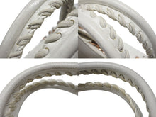 画像をギャラリービューアに読み込む, BALENCIAGA バレンシアガ ジャイアントシティ 2WAYバッグ イタリア製 レザー 527589 ホワイト ピンクゴールド金具 美品 中古 4b007253