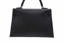 画像をギャラリービューアに読み込む, 新品未使用 HERMES エルメス ミニケリー2 CHEVAL DE BOIS W刻印 2WAY ヴォーエプソン ブラック SV金具 外縫い 中古 4b007254