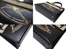 画像をギャラリービューアに読み込む, 新品未使用 HERMES エルメス ミニケリー2 CHEVAL DE BOIS W刻印 2WAY ヴォーエプソン ブラック SV金具 外縫い 中古 4b007254