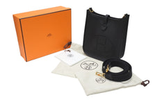 画像をギャラリービューアに読み込む, 新品未使用 HERMES エルメス エブリン TPM ショルダーバッグ ブラック B刻 トリヨンクレマンス ゴールド金具 中古 4b007255