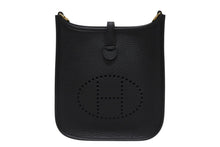 画像をギャラリービューアに読み込む, 新品未使用 HERMES エルメス エブリン TPM ショルダーバッグ ブラック B刻 トリヨンクレマンス ゴールド金具 中古 4b007255