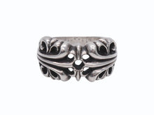 画像をギャラリービューアに読み込む, 極美品 CHROME HEARTS クロムハーツ K&amp;T フローラルリング サイズ16号 重量16.6g シルバー925 中古 4b007260