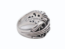 画像をギャラリービューアに読み込む, 極美品 CHROME HEARTS クロムハーツ K&amp;T フローラルリング サイズ16号 重量16.6g シルバー925 中古 4b007260