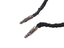 画像をギャラリービューアに読み込む, CHROME HEARTS クロムハーツ ボロチップ レザーブレード ネックレス 全長約93cm 重量約12.8g シルバー925 レザー 美品 中古 4b007263