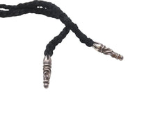 画像をギャラリービューアに読み込む, CHROME HEARTS クロムハーツ ボロチップ レザーブレード ネックレス 全長約93cm 重量約12.8g シルバー925 レザー 美品 中古 4b007263