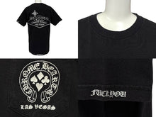 画像をギャラリービューアに読み込む, CHROME HEARTS クロムハーツ LAS VEGAS S/S TEE ラスベガス限定 半袖Tシャツ コットン ブラック サイズS 美品 中古 4b007265