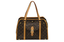 画像をギャラリービューアに読み込む, LOUIS VUITTON ルイヴィトン サックバスターGM ハンドバッグ M42028 モノグラム ブラウン ベージュ PVC レザー ゴールド金具 極美品 中古 4b010727