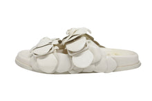 画像をギャラリービューアに読み込む, VALENTINO ヴァレンティノ アトリエ ローズエディション サンダル DV AXO 2 レザー ラバーソール ホワイト サイズ37 良品 中古 4b007275