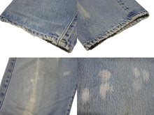 画像をギャラリービューアに読み込む, CHROME HEARTS クロムハーツ × LEVI'S リーバイス デニムパンツ ジーンズ サイズ36 クロスボールボタン インディゴブルー 美品 中古 4b007281