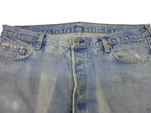 画像をギャラリービューアに読み込む, CHROME HEARTS クロムハーツ × LEVI'S リーバイス デニムパンツ ジーンズ サイズ36 クロスボールボタン インディゴブルー 美品 中古 4b007281