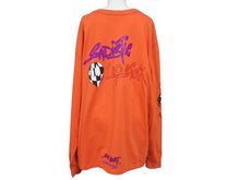 画像をギャラリービューアに読み込む, 極美品 CHROME HEARTS クロムハーツ × MATTY BOY マッティボーイ 長袖Tシャツ サイズXXL オレンジ プリント 中古 4b007282