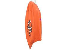 画像をギャラリービューアに読み込む, 極美品 CHROME HEARTS クロムハーツ × MATTY BOY マッティボーイ 長袖Tシャツ サイズXXL オレンジ プリント 中古 4b007282