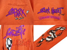 画像をギャラリービューアに読み込む, 極美品 CHROME HEARTS クロムハーツ × MATTY BOY マッティボーイ 長袖Tシャツ サイズXXL オレンジ プリント 中古 4b007282