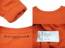画像をギャラリービューアに読み込む, 極美品 CHROME HEARTS クロムハーツ × MATTY BOY マッティボーイ 長袖Tシャツ サイズXXL オレンジ プリント 中古 4b007282