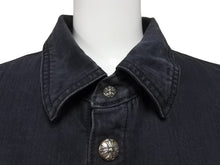 画像をギャラリービューアに読み込む, 極美品 CHROME HEARTS クロムハーツ WORK DOG CTN CNVS ワークドッグ コットンキャンバスジャケット サイズXL シルバ−925 中古 4b007283