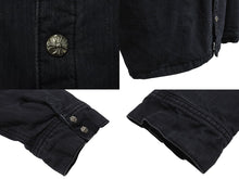 画像をギャラリービューアに読み込む, 極美品 CHROME HEARTS クロムハーツ WORK DOG CTN CNVS ワークドッグ コットンキャンバスジャケット サイズXL シルバ−925 中古 4b007283