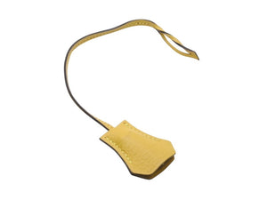 HERMES エルメス クロシェット カデナ キー セット トリヨンノビーヨ ジョーヌナプル ゴールド金具 美品 中古 4b007286