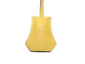 HERMES エルメス クロシェット カデナ キー セット トリヨンノビーヨ ジョーヌナプル ゴールド金具 美品 中古 4b007286