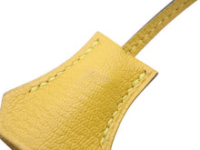 画像をギャラリービューアに読み込む, HERMES エルメス クロシェット カデナ キー セット トリヨンノビーヨ ジョーヌナプル ゴールド金具 美品 中古 4b007286